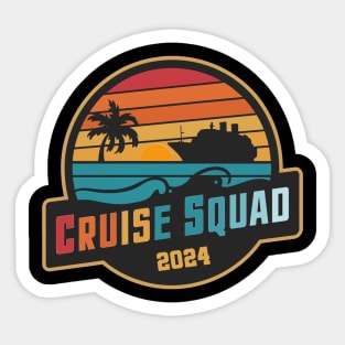 Cruise Squad 2024 Sticker